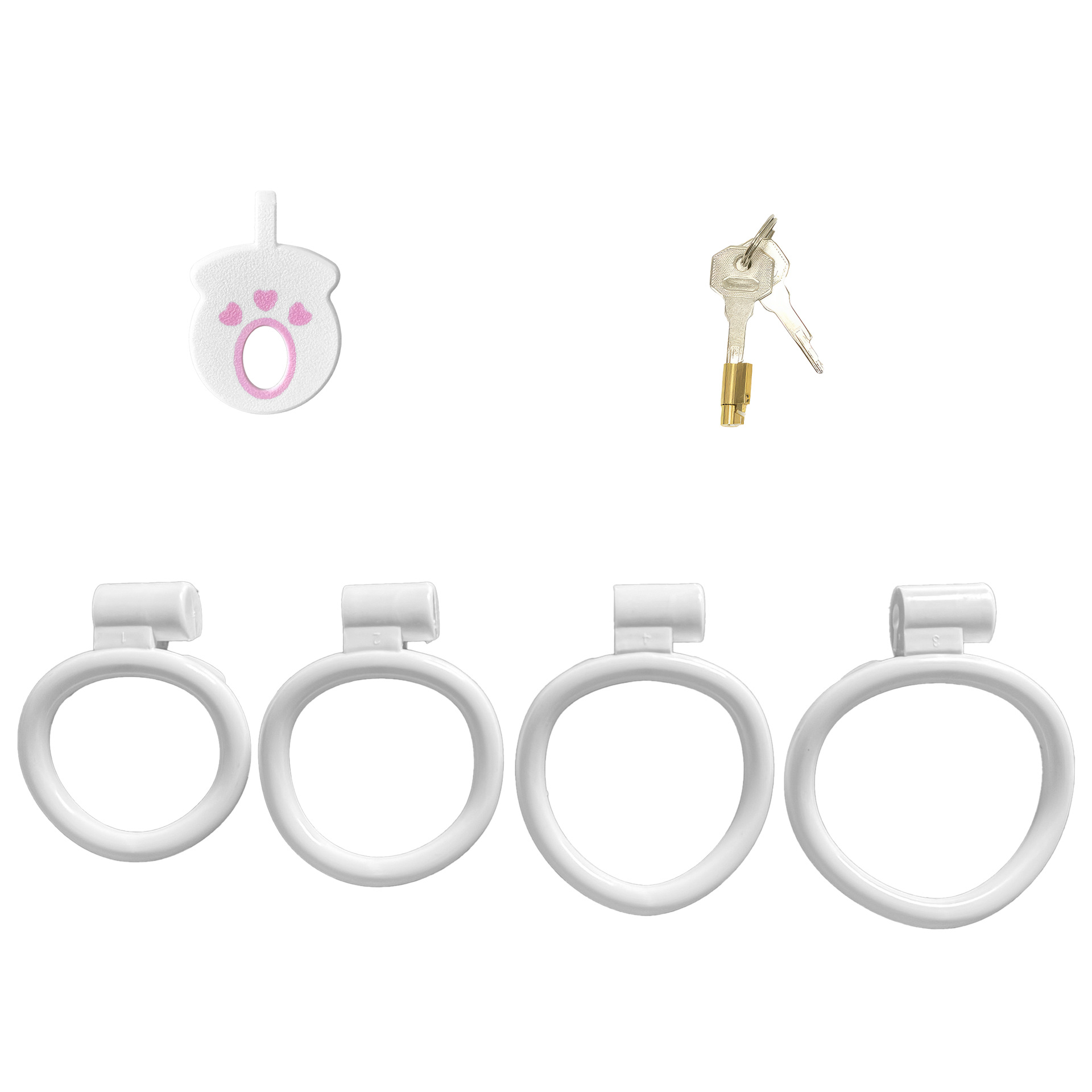 Cute Flat Shemale Chastity Device – Multi-Color | Safe & Comfortable