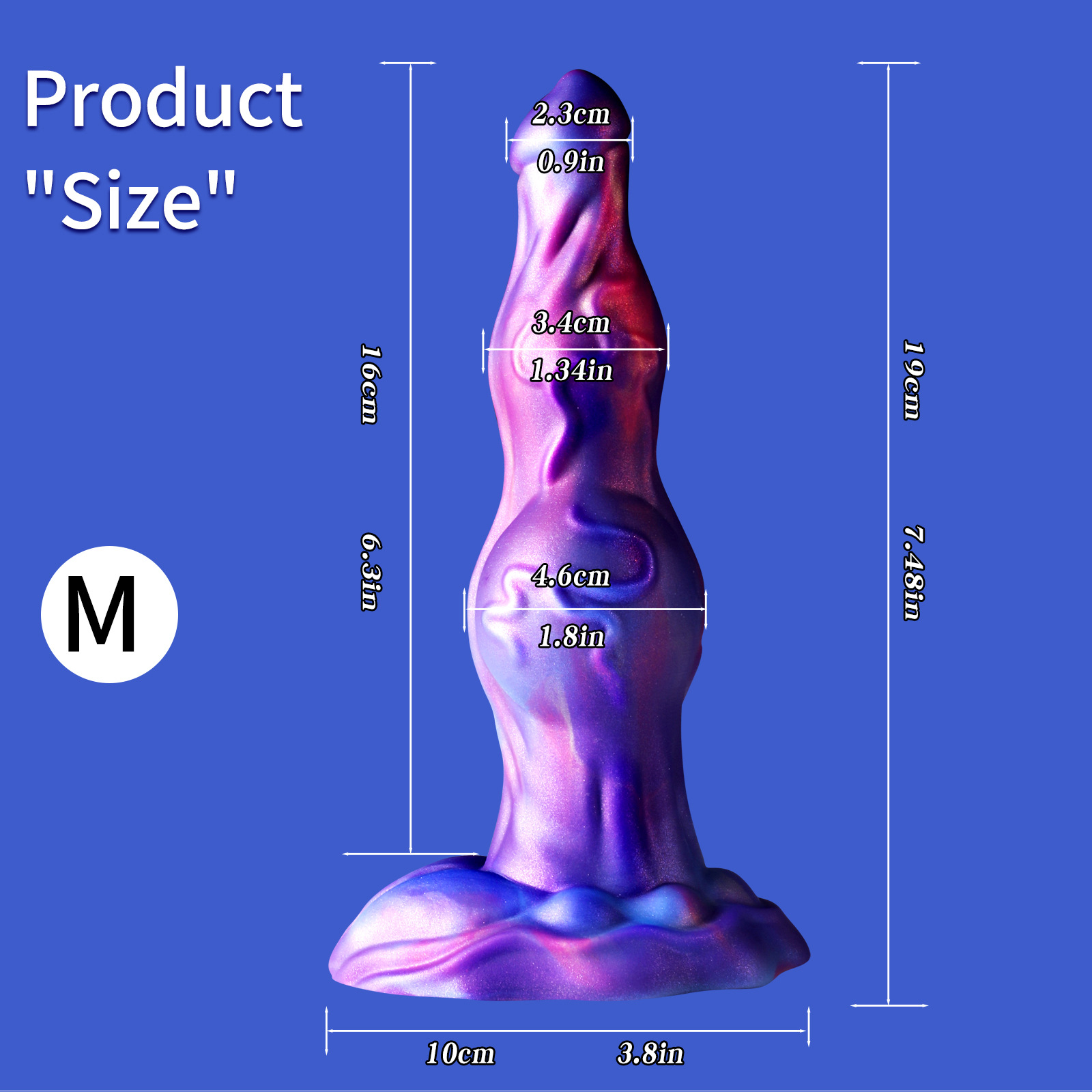 Wolf Knot Dildo – Fantasy Canine-Inspired Platinum Silicone Toy