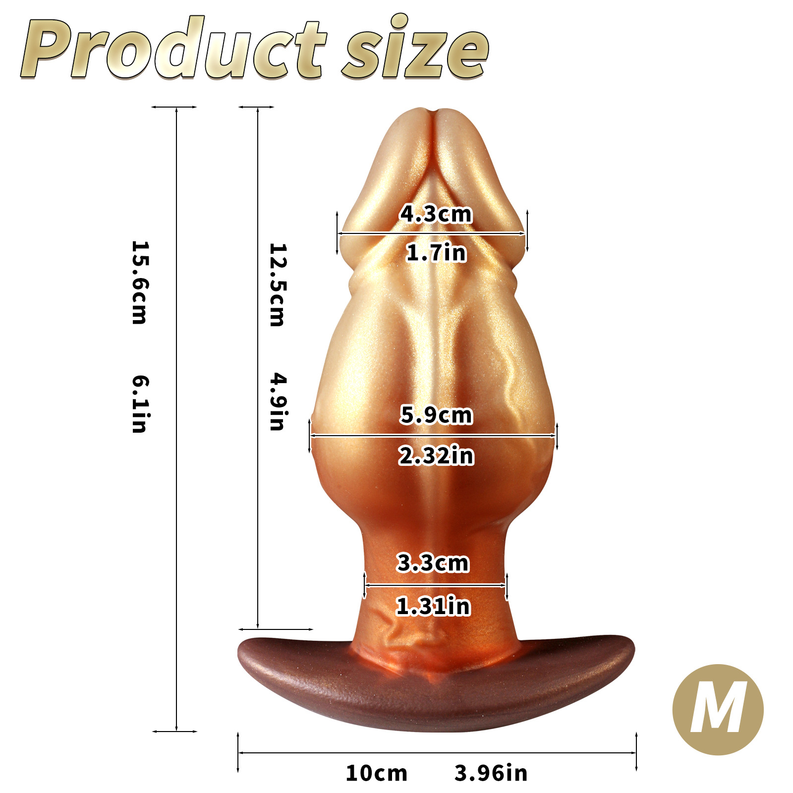 Platinum silicone anchor-shaped wearable anal plug