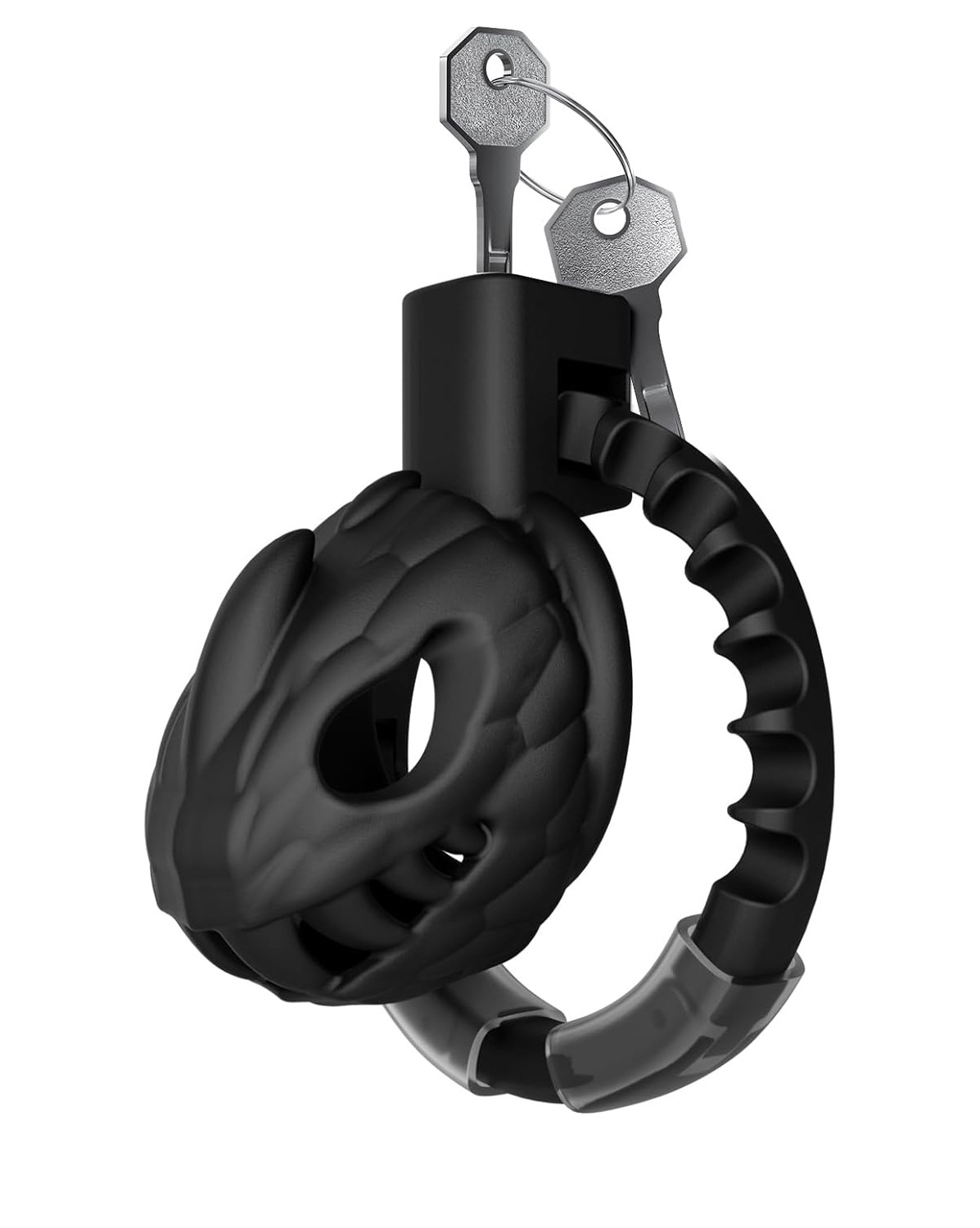 Dragon Head Self-Adjusting Chastity Cage