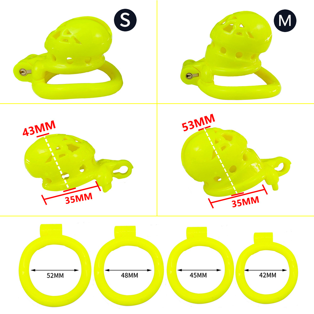 3D Printed Resin Cobra Chastity Device – Male Chastity Lock Cage in 4 Colors