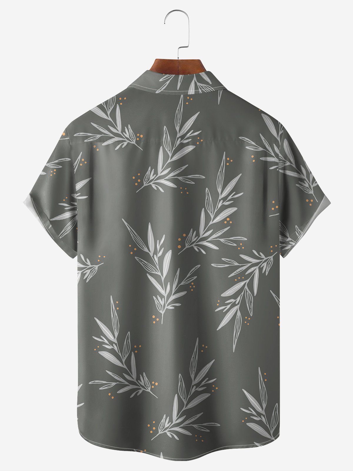Men's Vintage Print Casual Breathable Short Sleeve Hawaiian Shirt