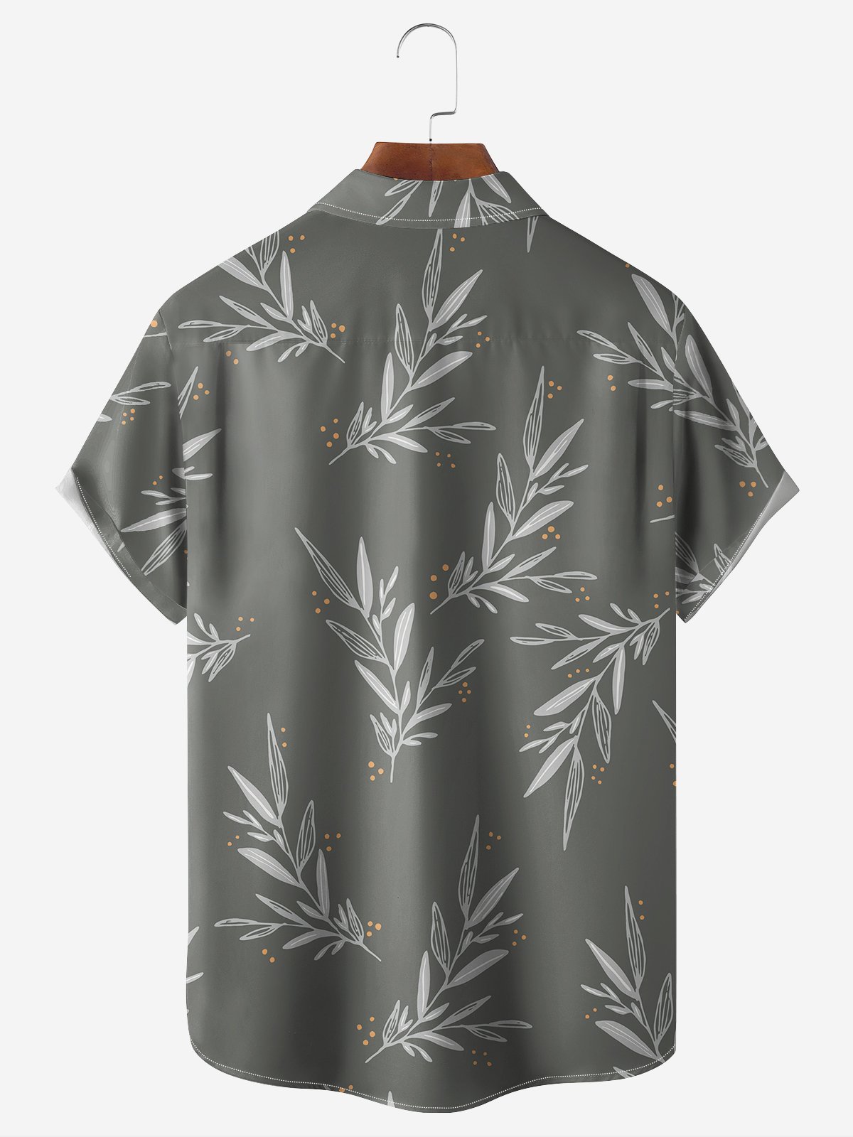 Men's Vintage Print Casual Breathable Short Sleeve Hawaiian Shirt
