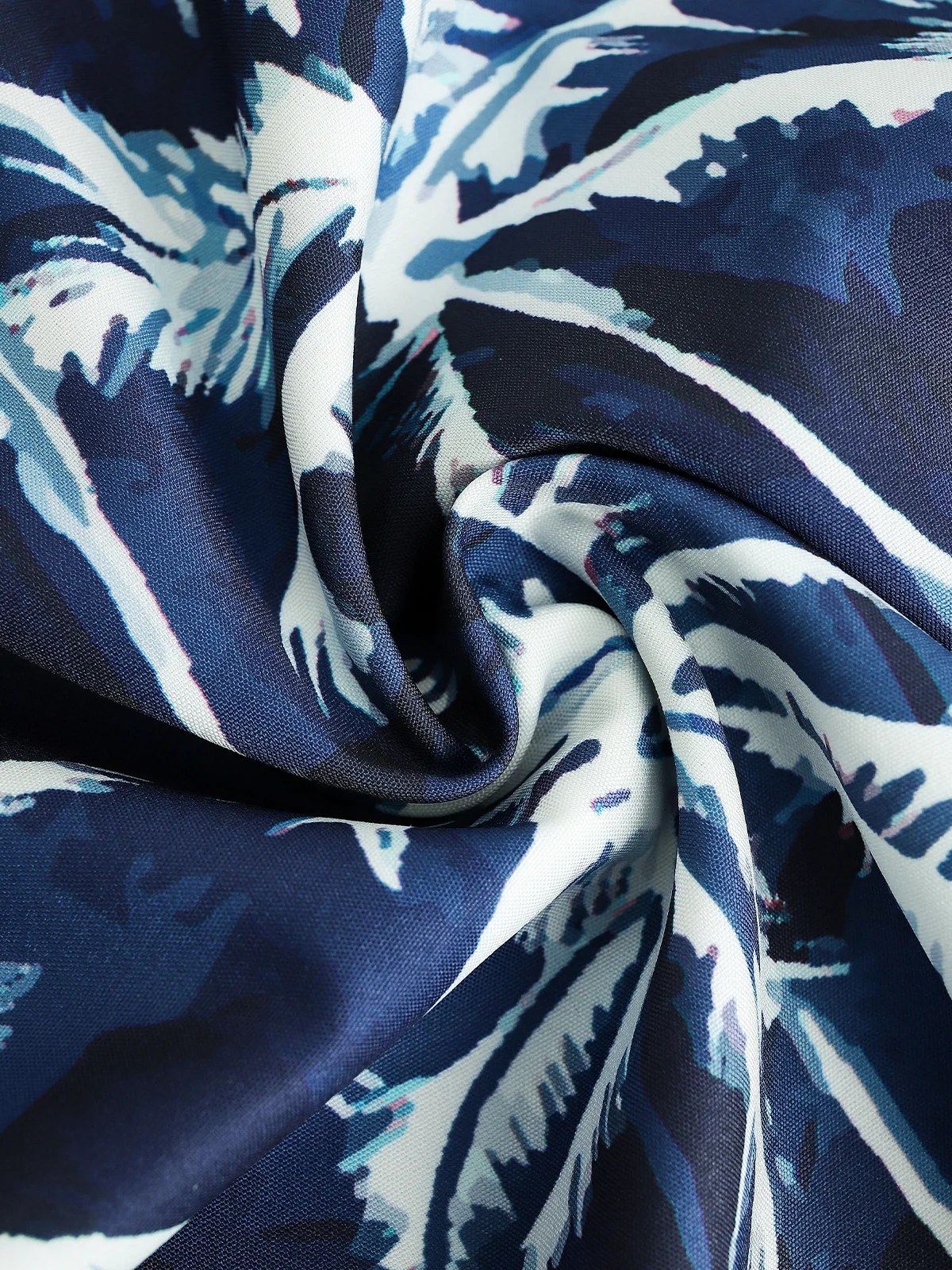 Men's Hawaiian Print Lapel Loose Chest Pocket Short Sleeve Fashion Aloha Shirt