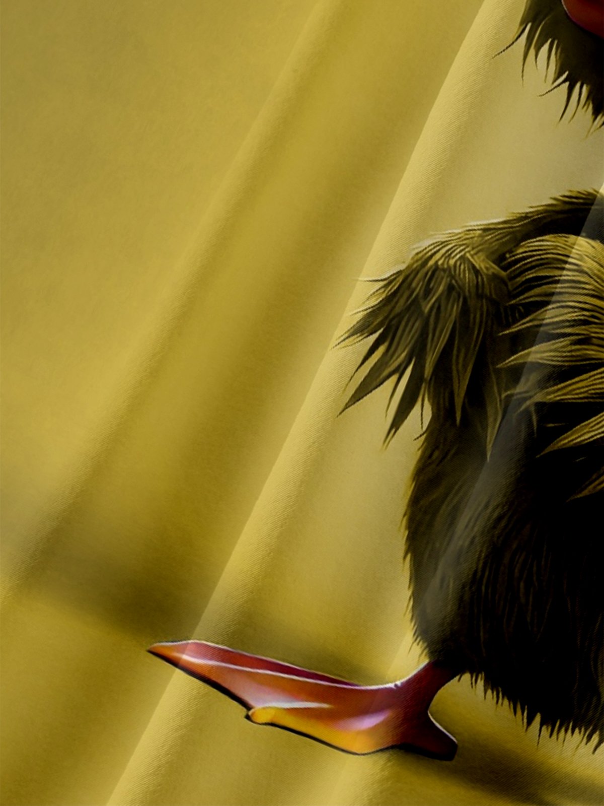 Moisture-wicking Angry Duck Chest Pocket Hawaiian Shirt