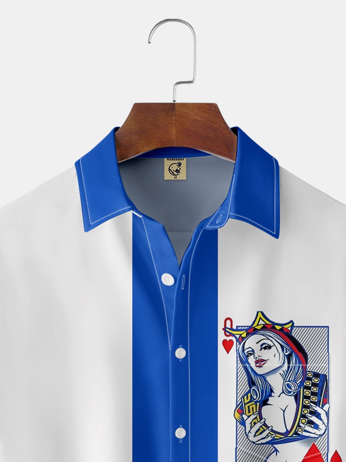 Poker Beauty Chest Pocket Short Sleeve Hawaiian Shirt