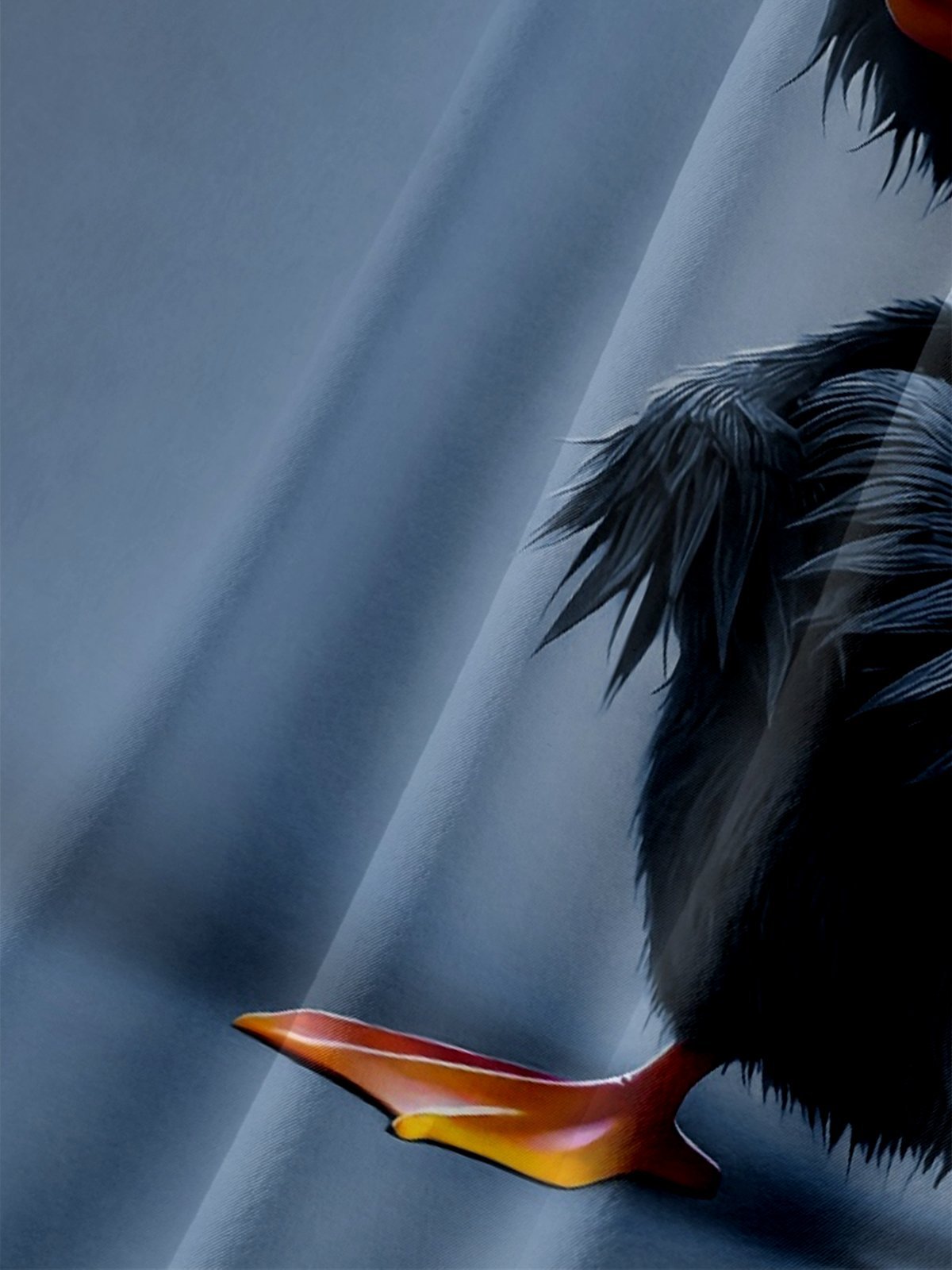 Moisture-wicking Angry Duck Chest Pocket Hawaiian Shirt