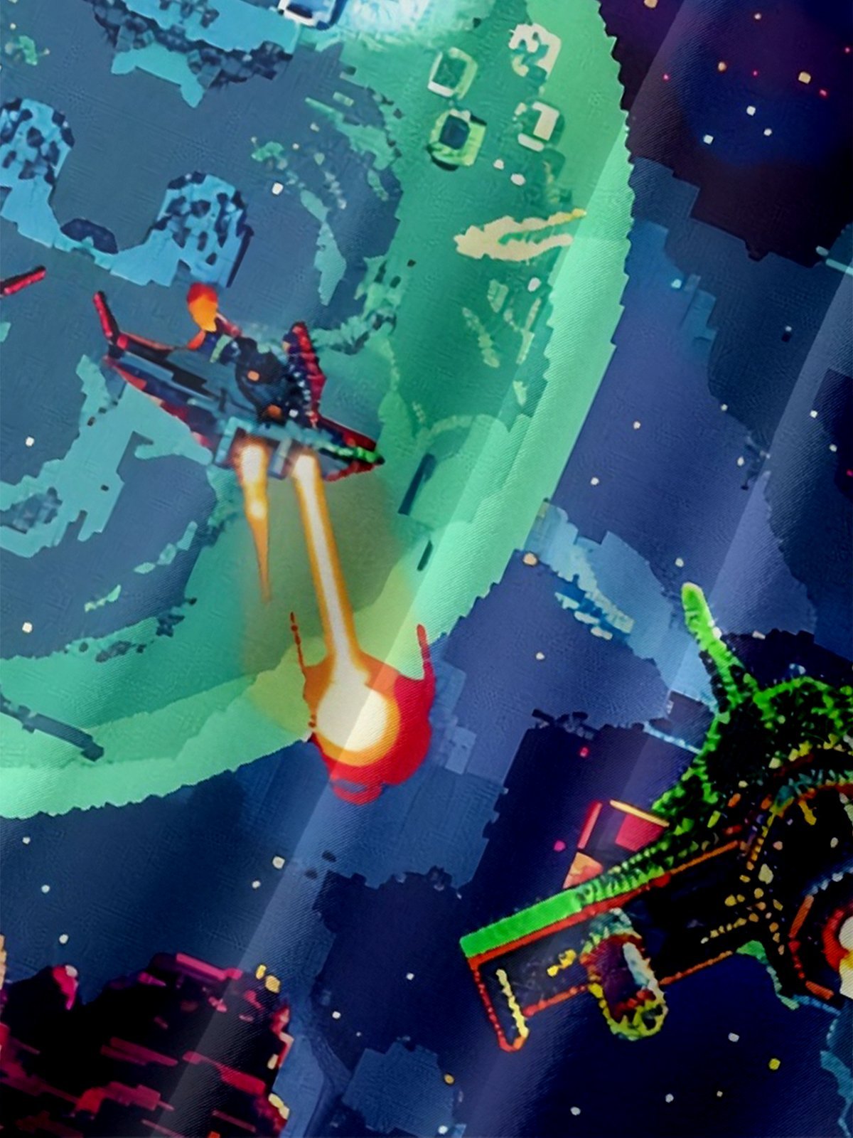 Moisture-wicking Star Plane Chest Pocket Casual Shirt