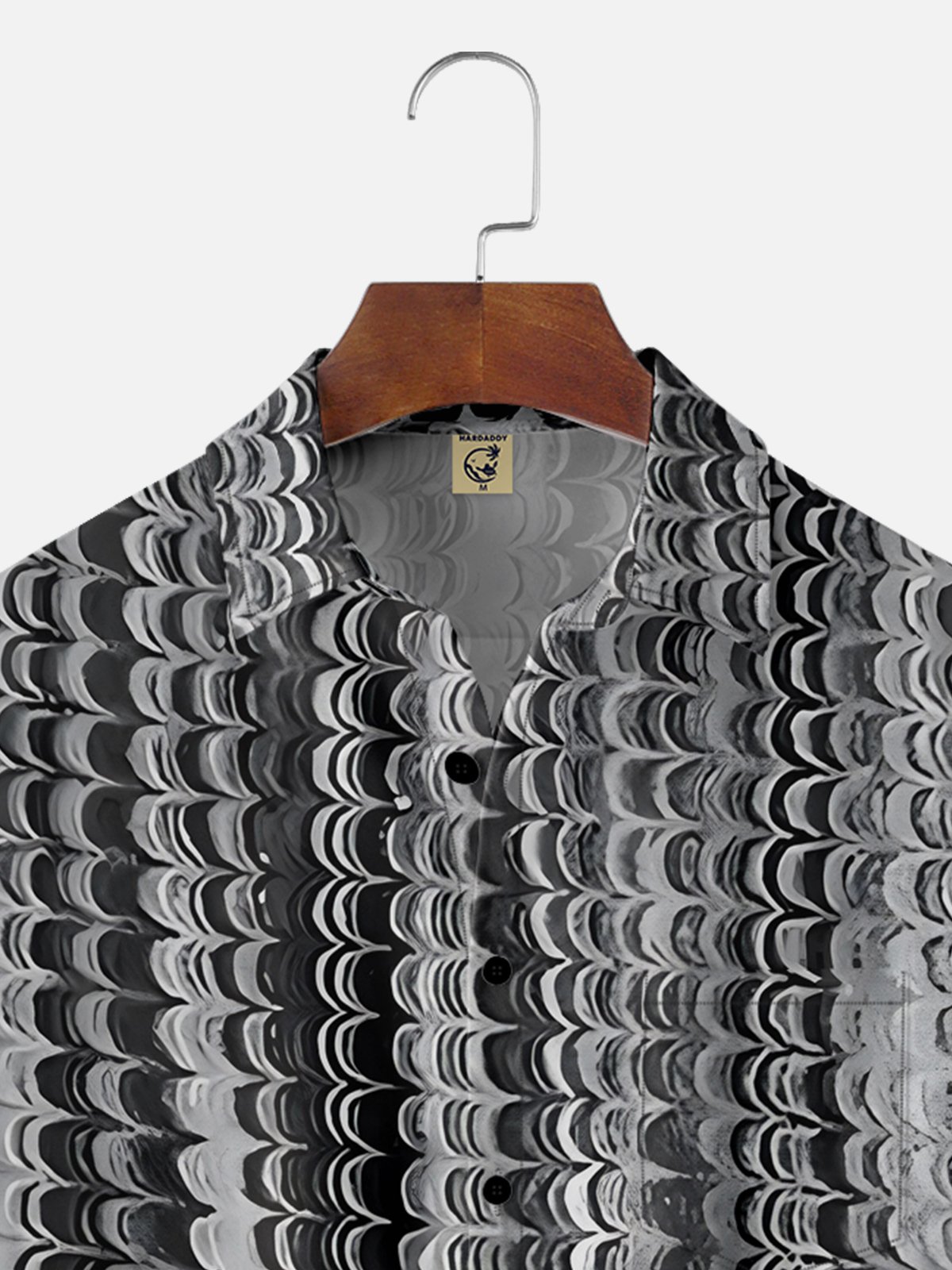 Moisture-wicking Abstract Art Chest Pocket Hawaiian Shirt