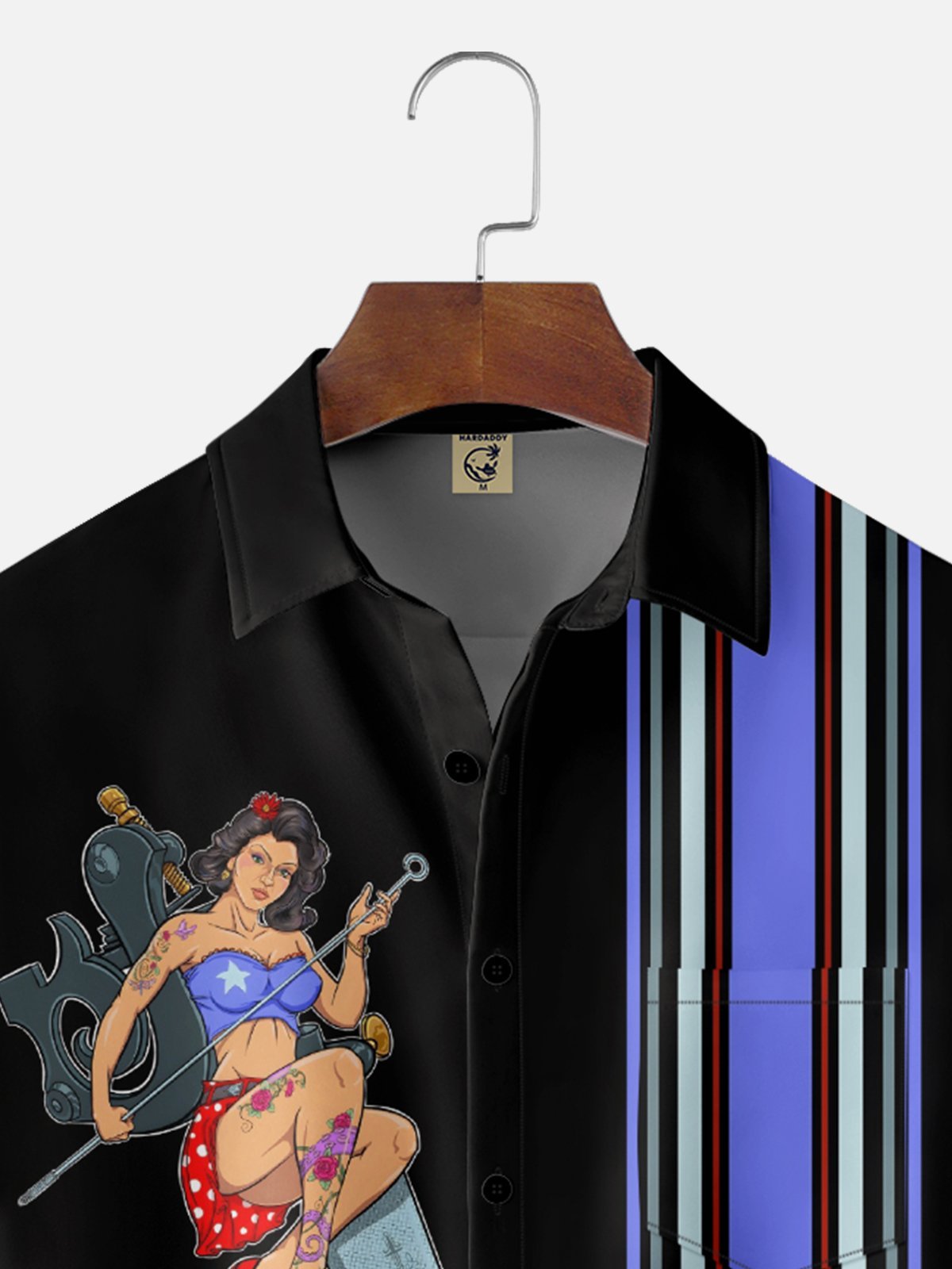 X John Nelson Moisture-wicking Beauty Chest Pocket Hawaiian Shirt