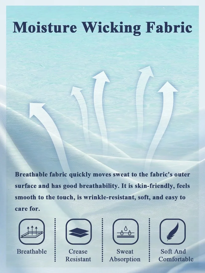 Moisture Wicking Gradient Botanicals Chest Pocket Hawaiian Shirt