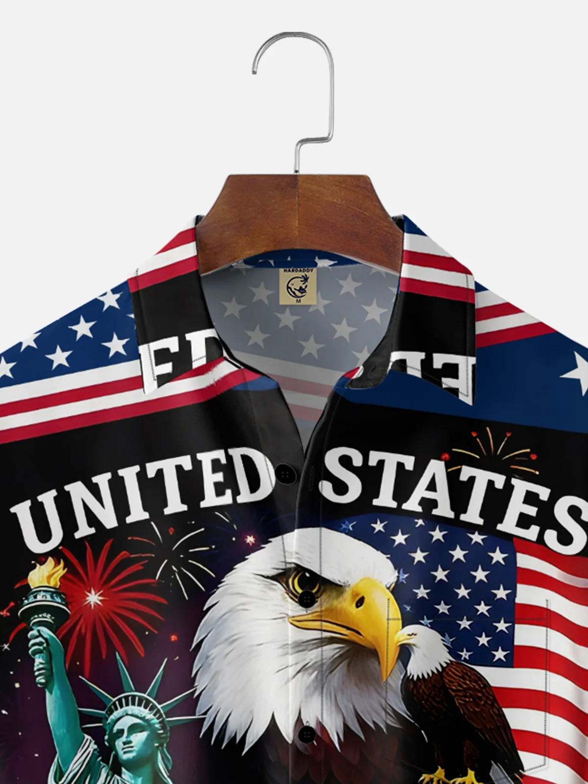 Moisture Wicking 250th Anniversary Of The United States Independence Day Chest Pocket Holiday Hawaiian Shirt