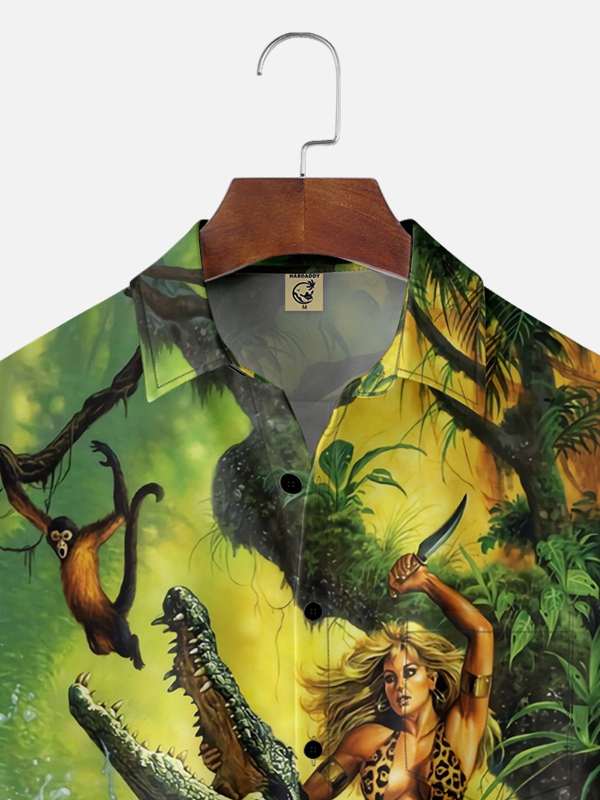 Moisture Wicking Alligator Beauty Battle Hawaiian Shirt