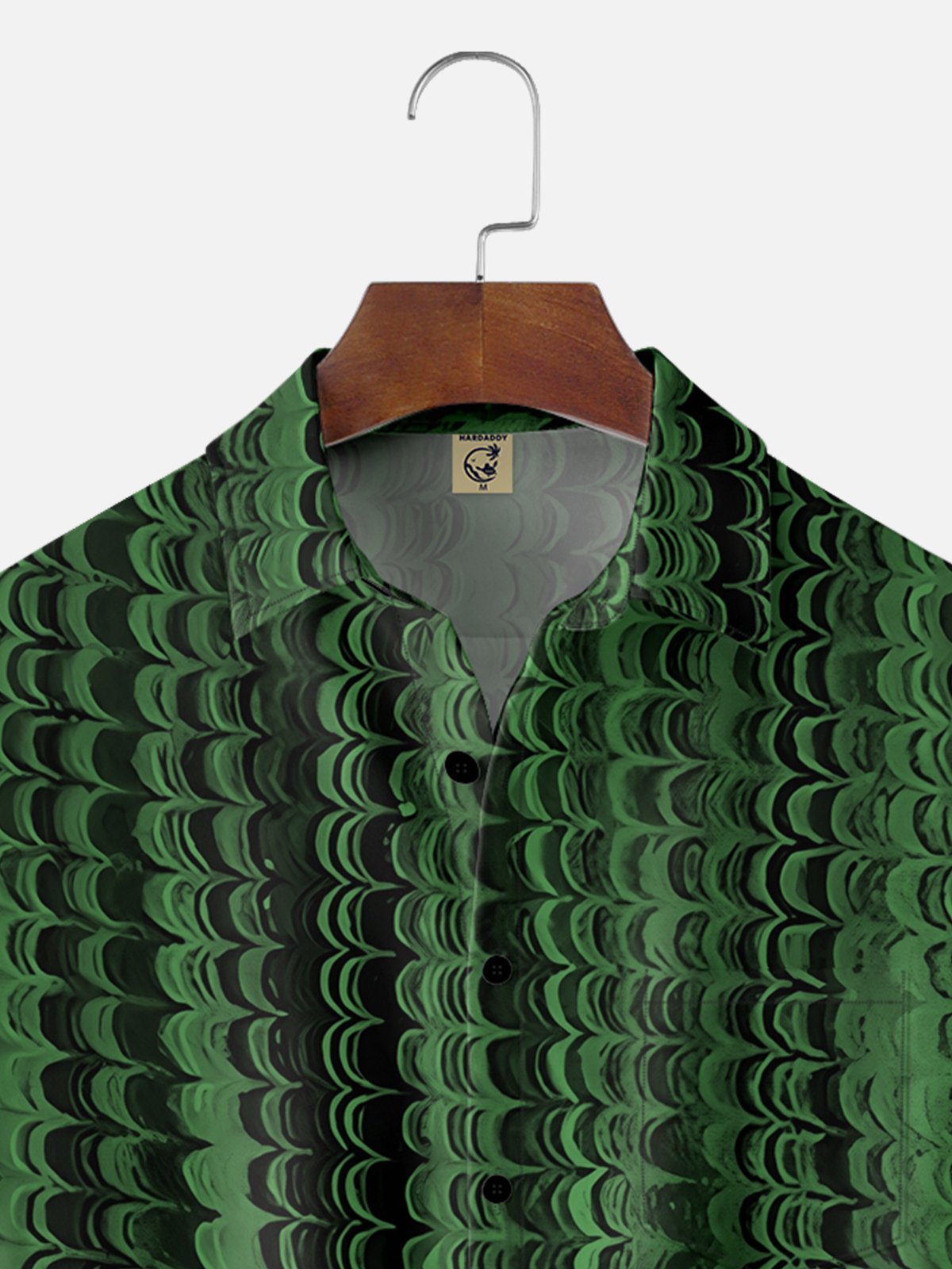 Moisture-wicking Abstract Art Chest Pocket Hawaiian Shirt