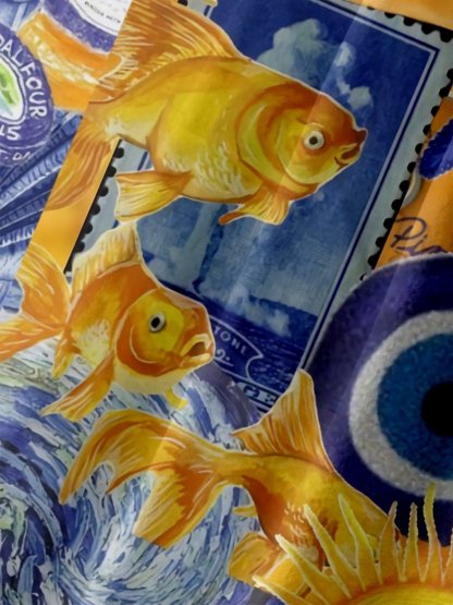 Moisture Wicking Ocean Chest Pocket Hawaiian Shirt