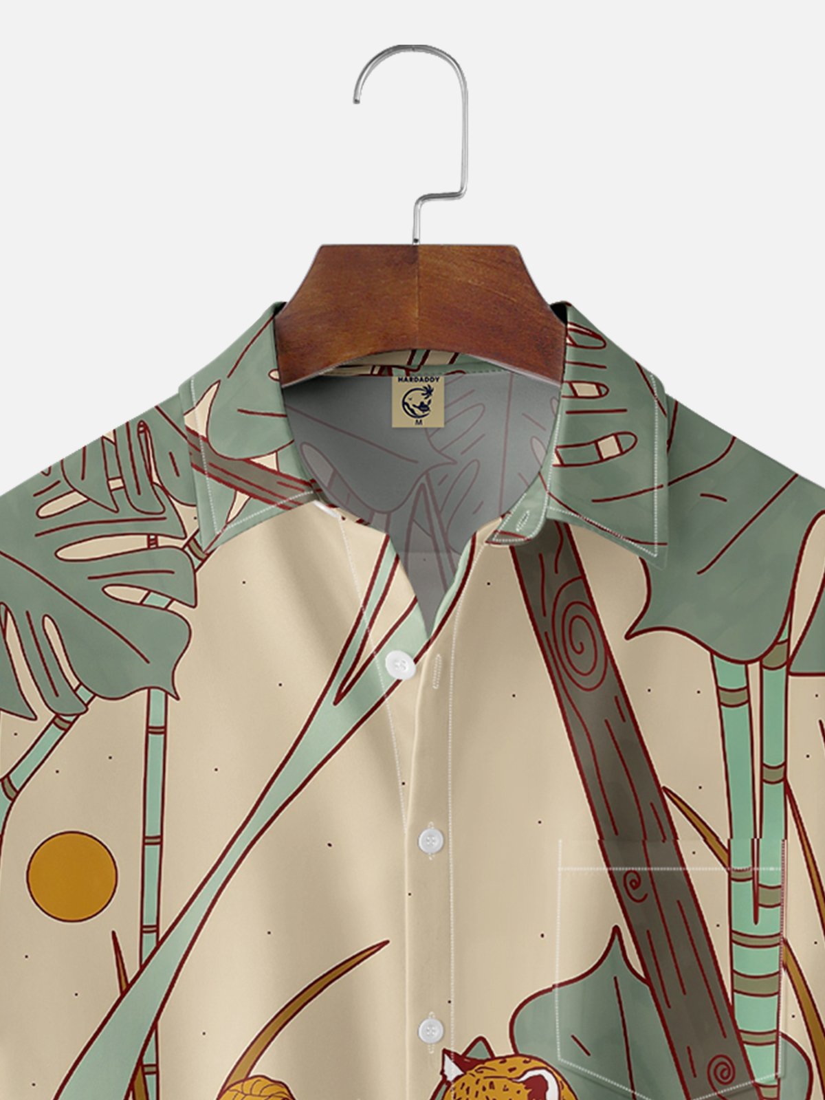 x Stephen Wade Moisture-wicking Beauty and the Leopard Art Painting Hawaiian Shirt