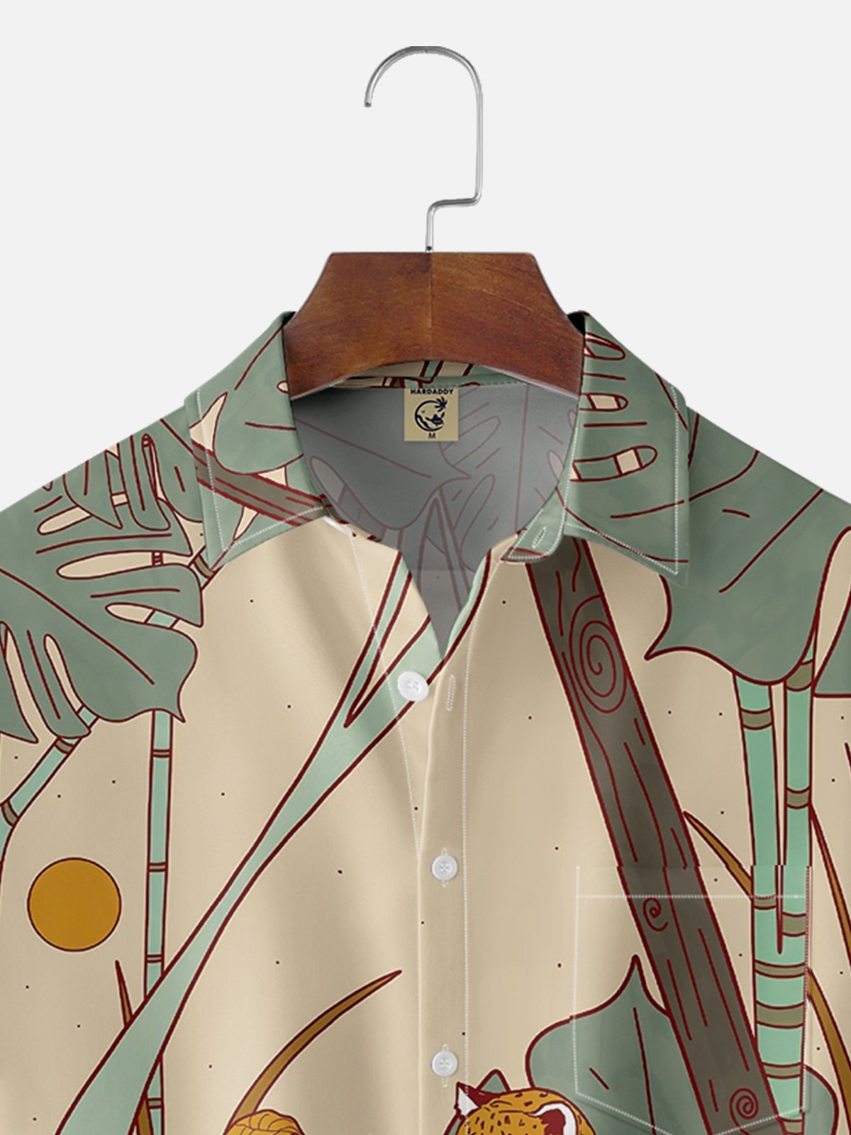 x Stephen Wade Moisture-wicking Beauty and the Leopard Art Painting Hawaiian Shirt