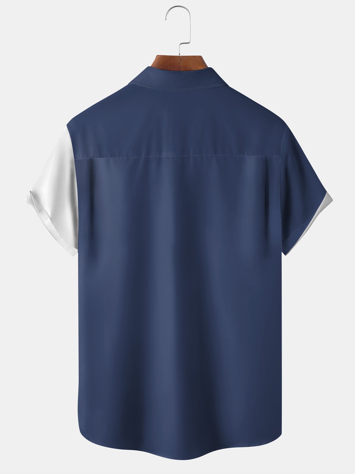 Coconut Tree Chest Pocket Short Sleeve Hawaiian Shirt