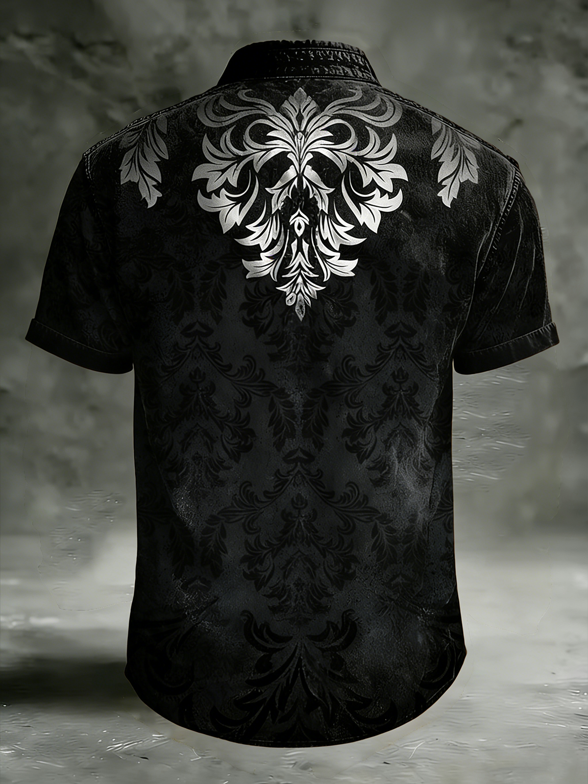 Moisture Wicking Floral Plants Chest Pocke Holiday Hawaiian Shirt