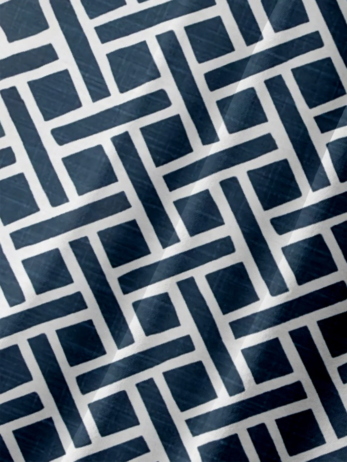 Moisture-wicking Geomatric Chest Pocket Casual Shirt