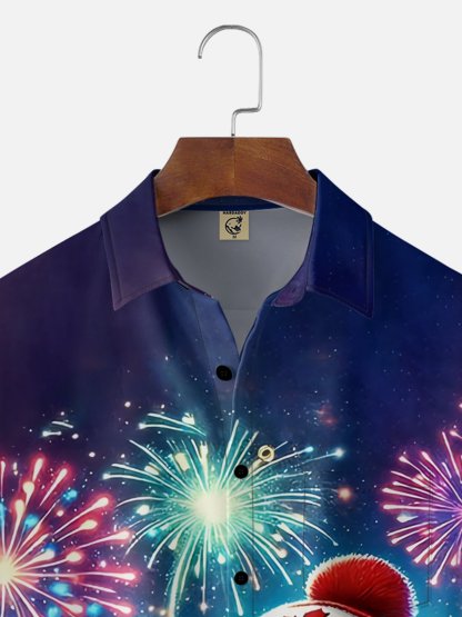 Moisture Wicking Canada Day Maple Leaf Flag Beaver Chest Pocke Holiday Hawaiian Shirt