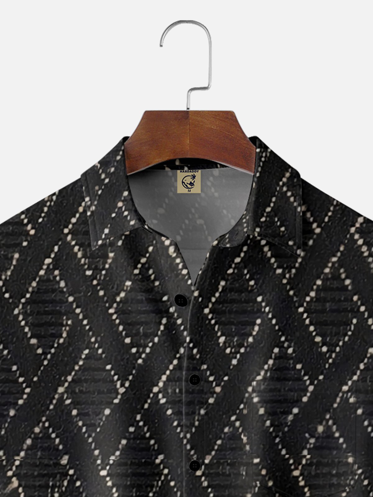 Moisture-wicking Geomatric Chest Pocket Casual Shirt