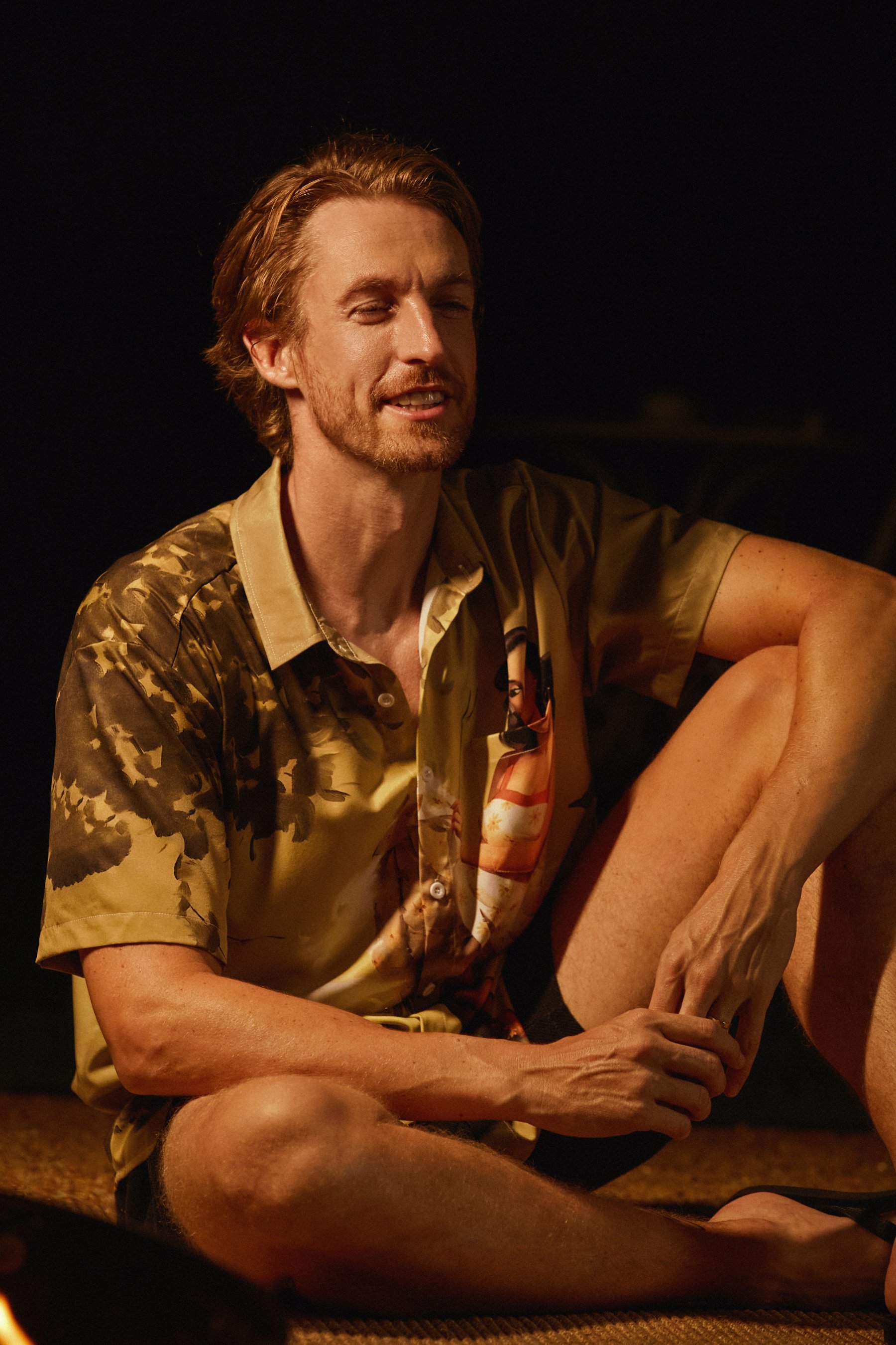 Retro Beauty Chest Pocket Short Sleeve Hawaiian Shirt