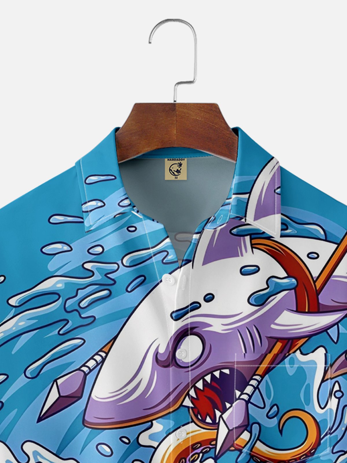 Marine Life Octopus Moisture-wicking Chest Pocket Hawaiian Shirt