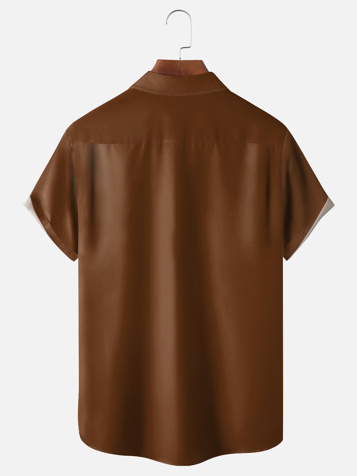 Moisture-wicking Easter Christian Cross Chest Pocket Bowling Shirt