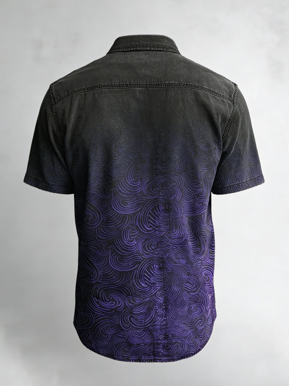 Moisture Wicking Abstract Gradient Chest Pocke Holiday Hawaiian Shirt