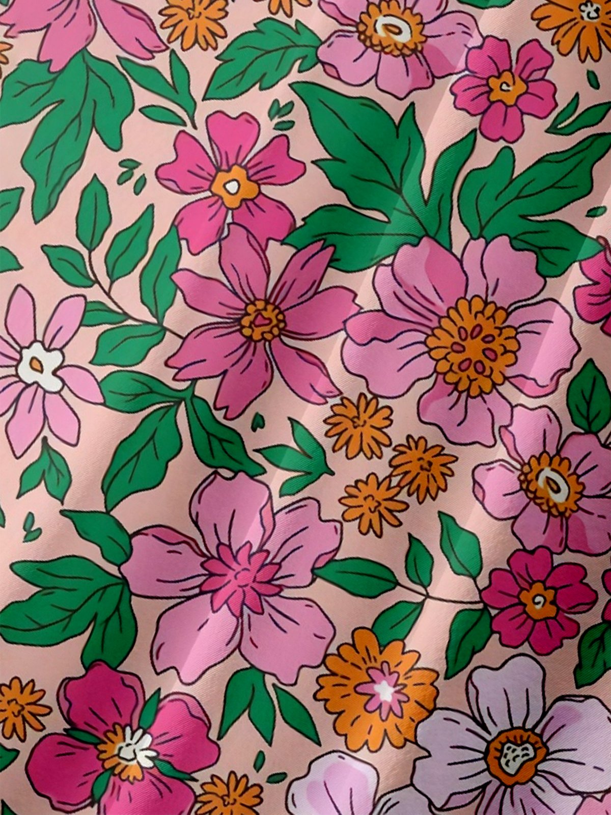 Moisture-wicking Floral Chest Pocket Hawaiian Shirt