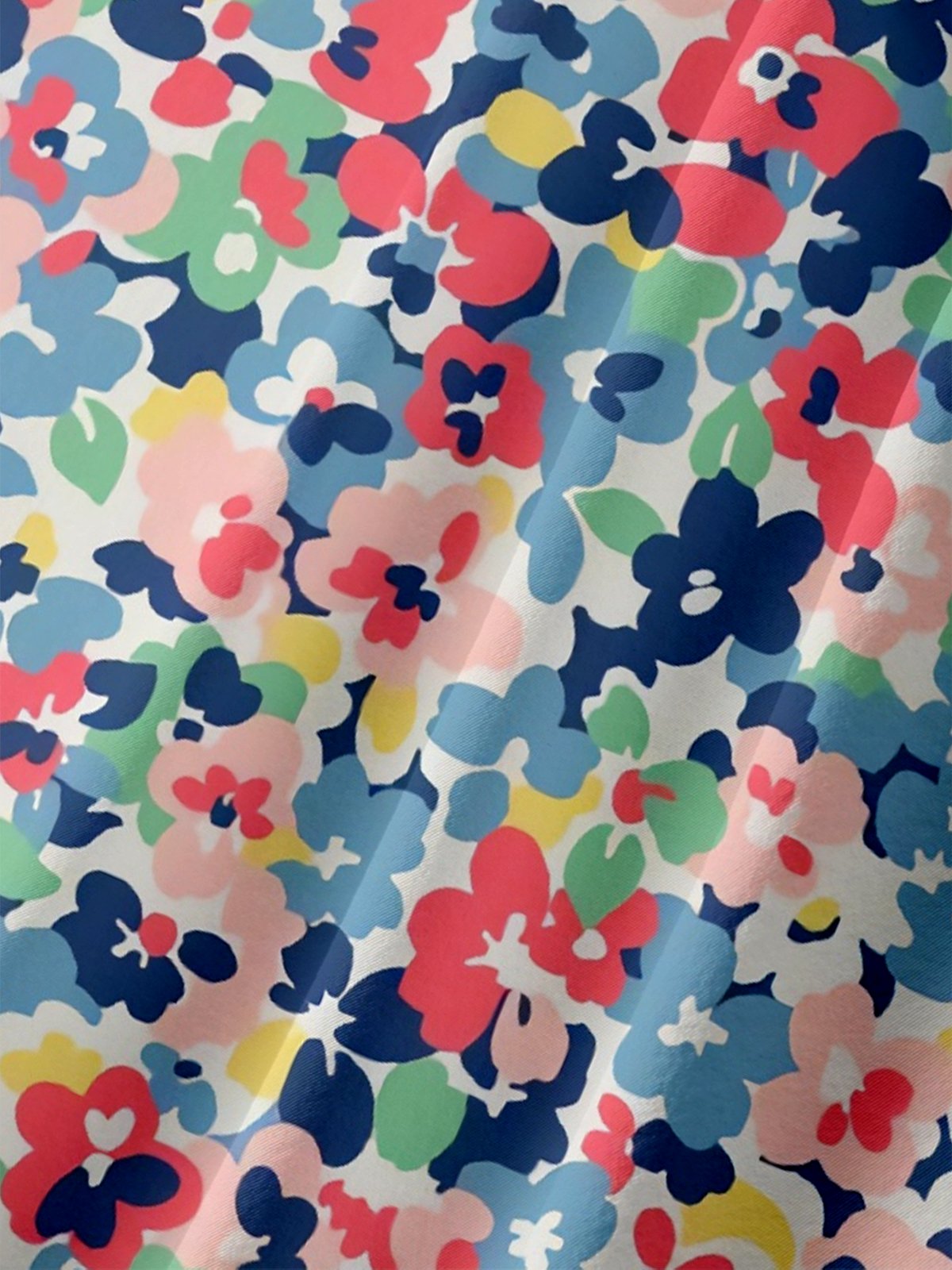 Moisture-wicking Tropical Floral Chest Pocket Hawaiian Shirt