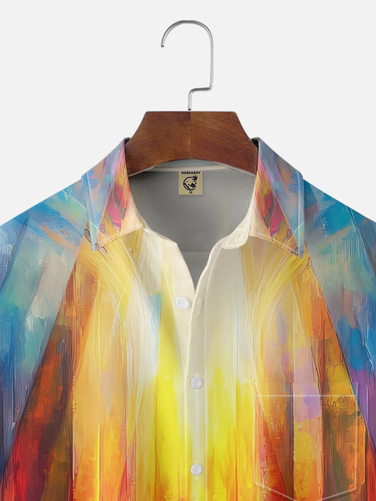 Moisture-wicking Easter Christian Cross Chest Pocket Casual Shirt
