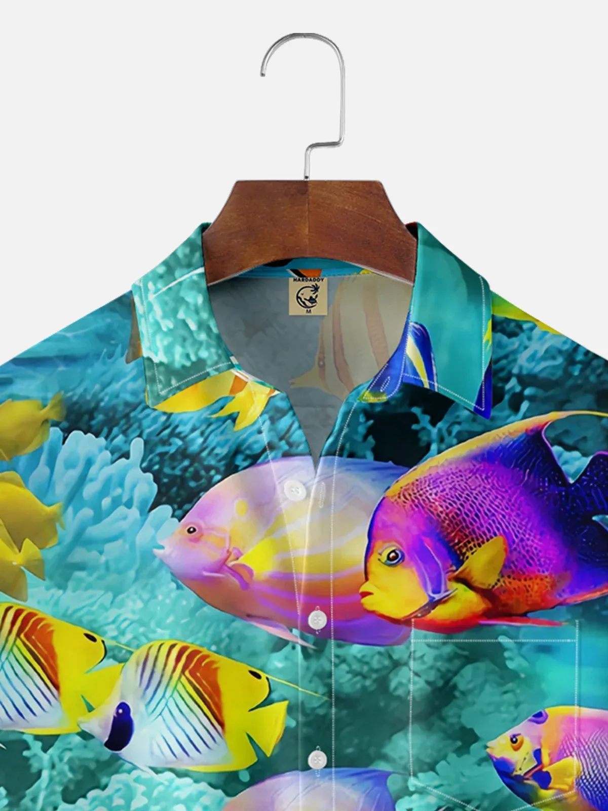 Sea Life Chest Pocket Short Sleeve Hawaiian Shirt