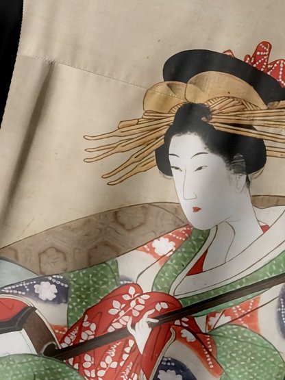 Japanese Beauty Chest Pocket Short Sleeve Hawaiian Shirt