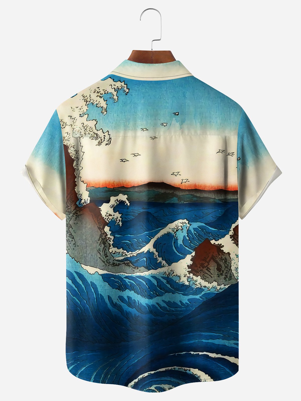 Sailfish Beauty Chest Pocket Short Sleeve Hawaiian Shirt