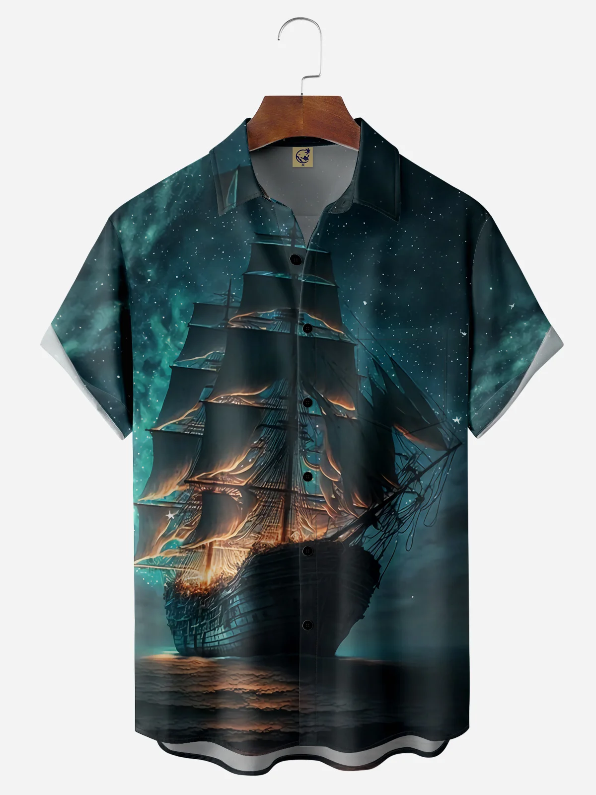 Sailboat Short Sleeve Hawaiian Shirt