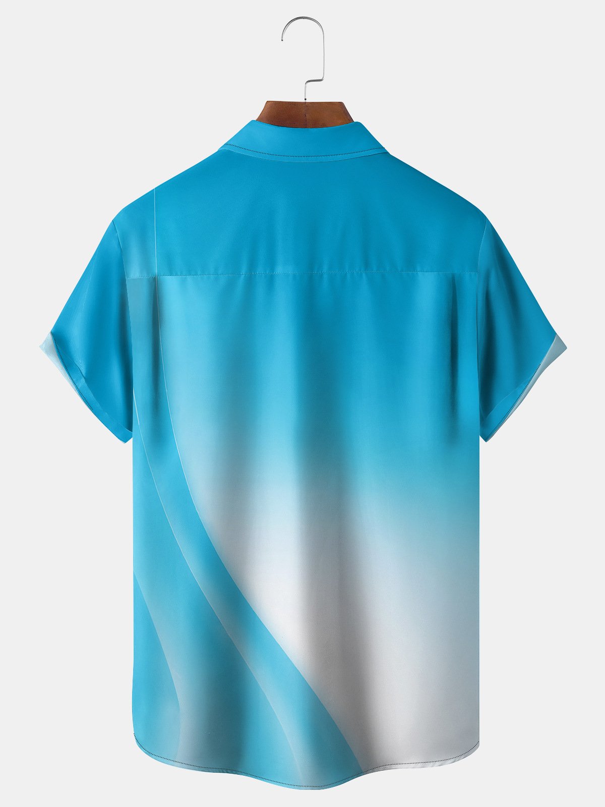 Coconut Tree Chest Pocket Short Sleeve Hawaiian Shirt