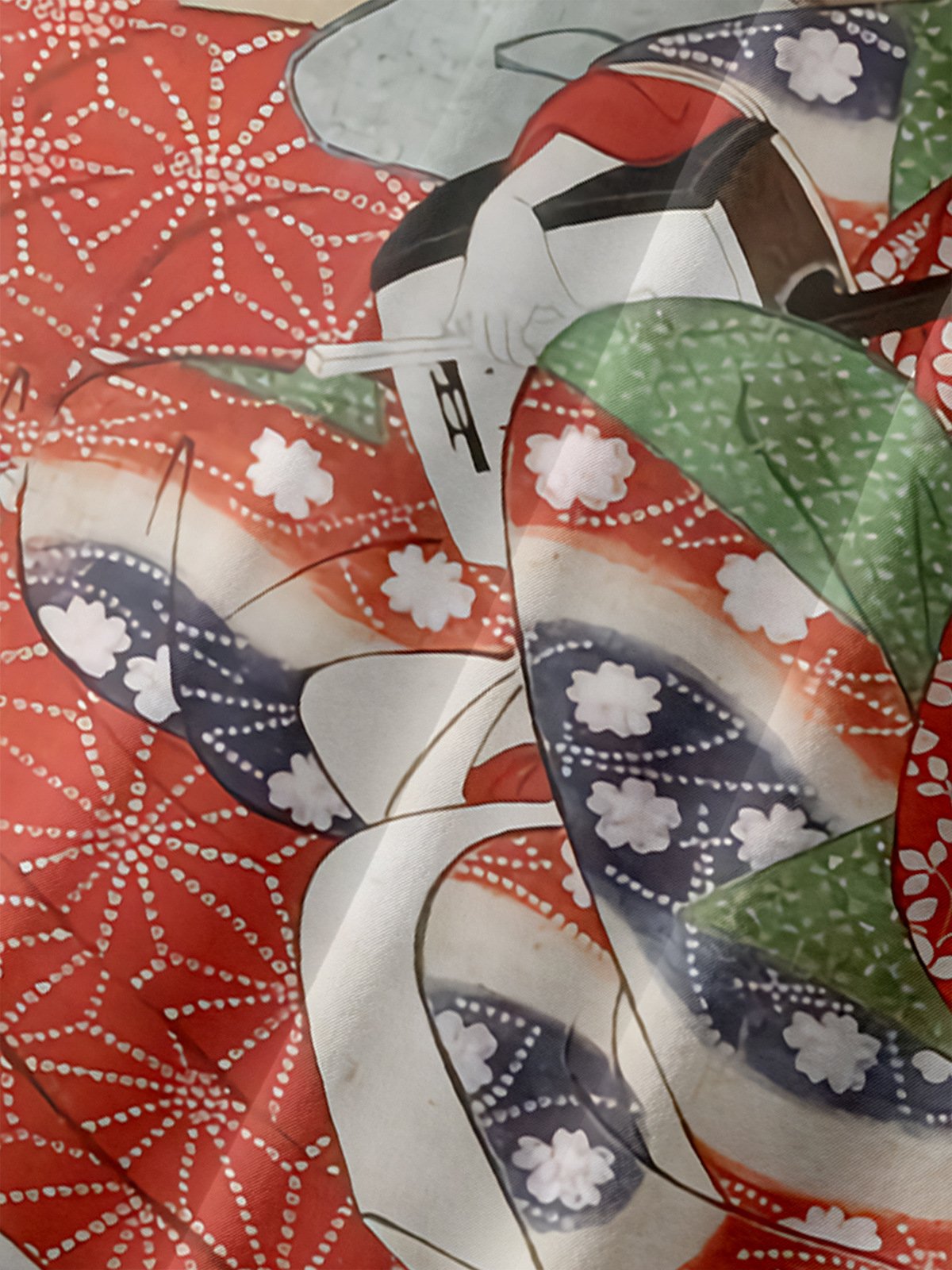 Japanese Beauty Chest Pocket Short Sleeve Hawaiian Shirt