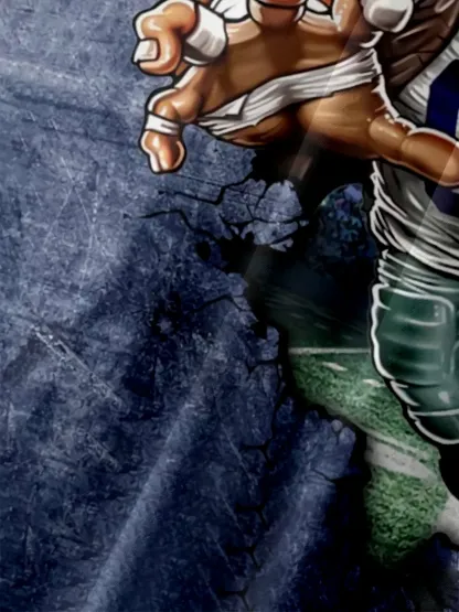 Moisture Wickin Cowboys Football Chest Pocket Holiday Hawaiian Shirt