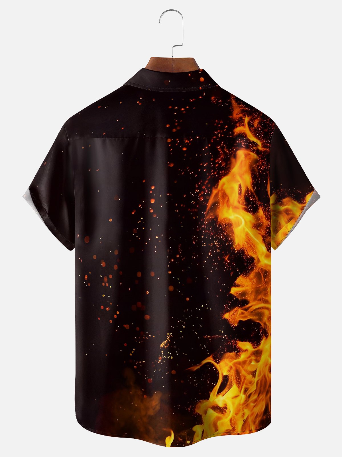 BBQ Barbecue Chef Hot Dog Cheers Breathable Chest Pocket Hawaiian Shirt