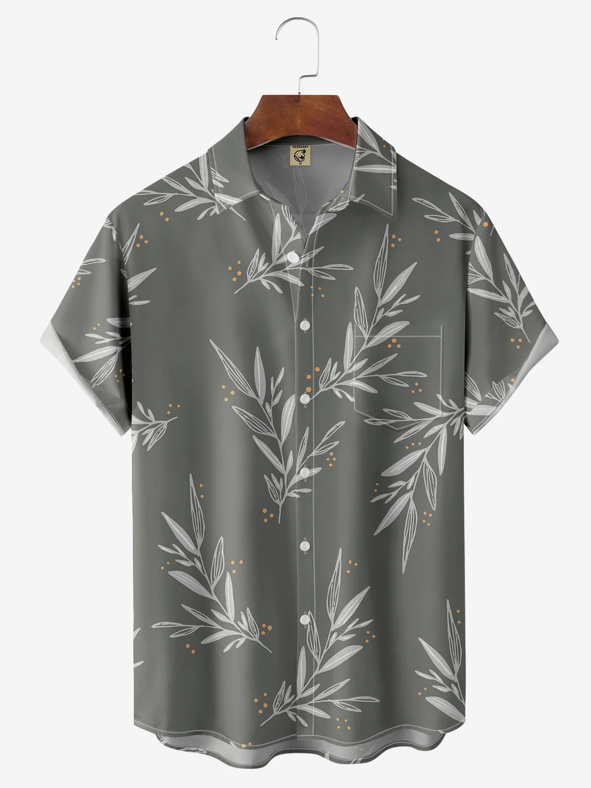Men's Vintage Print Casual Breathable Short Sleeve Hawaiian Shirt