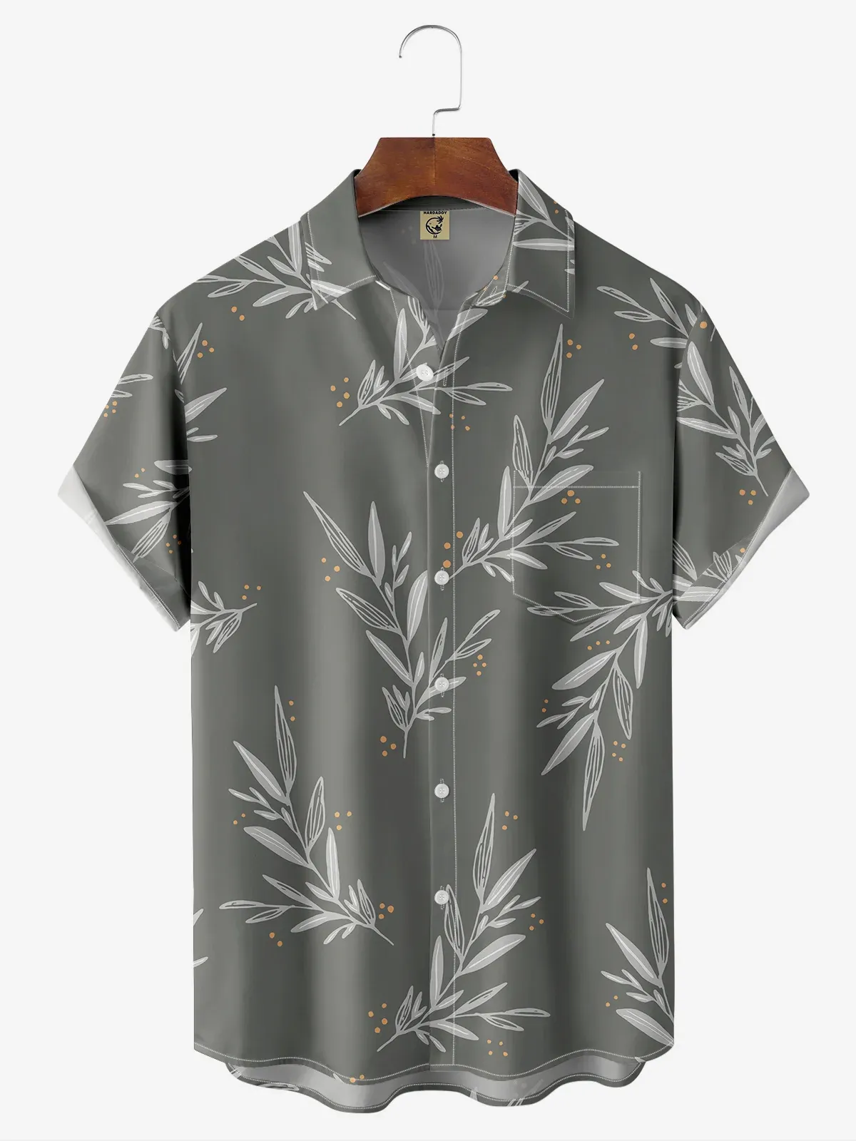Men's Vintage Print Casual Breathable Short Sleeve Hawaiian Shirt