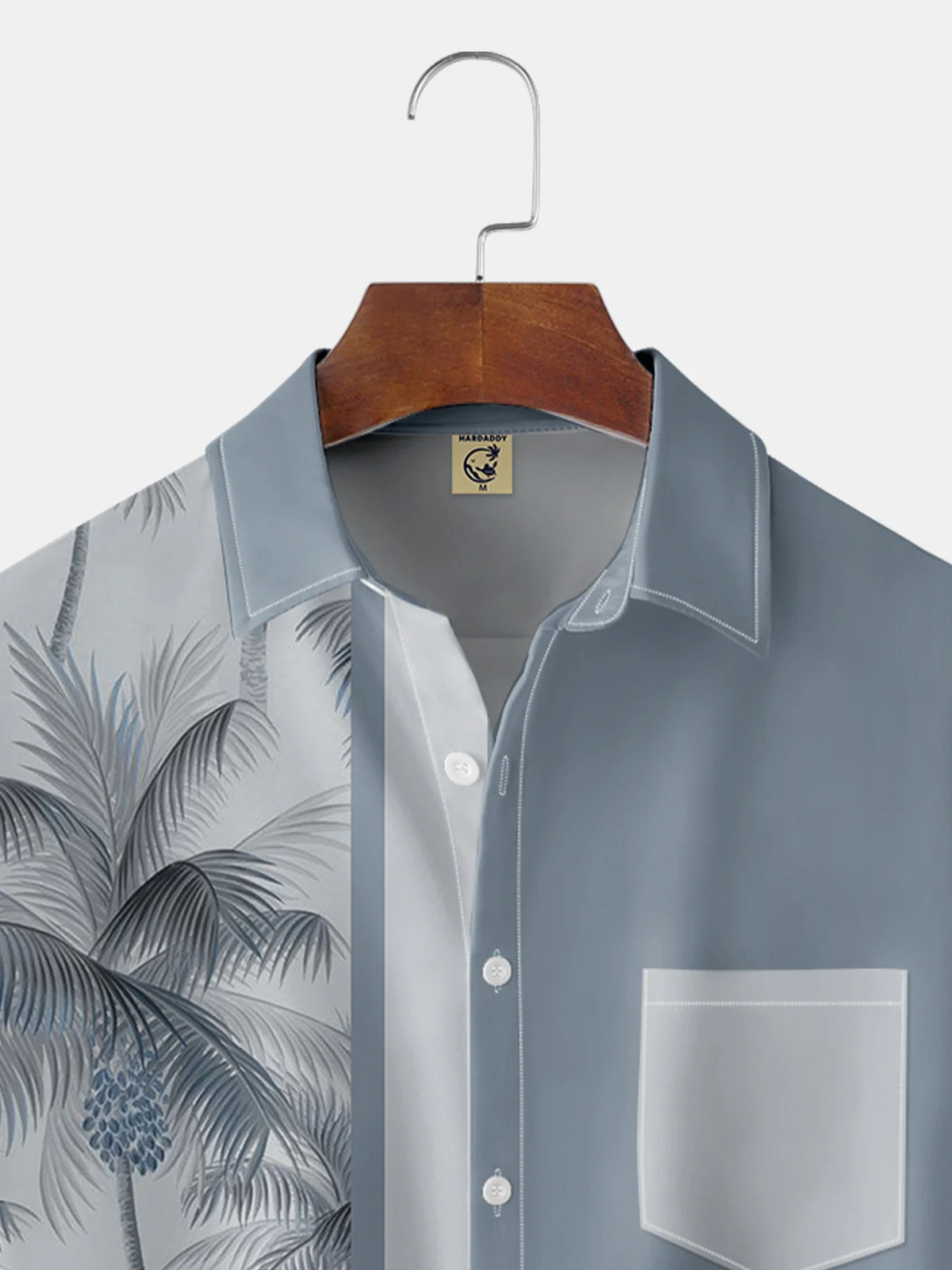 Men's Coconut Tree Casual Breathable Short Sleeve Hawaiian Shirt