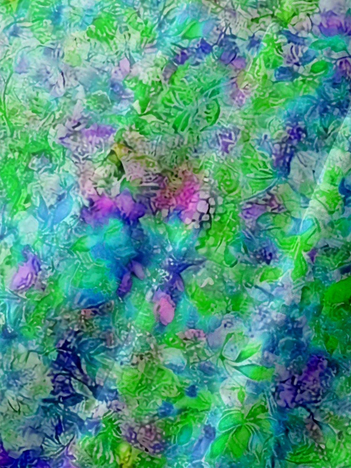 Moisture-wicking Art Floral Chest Pocket Hawaiian Shirt