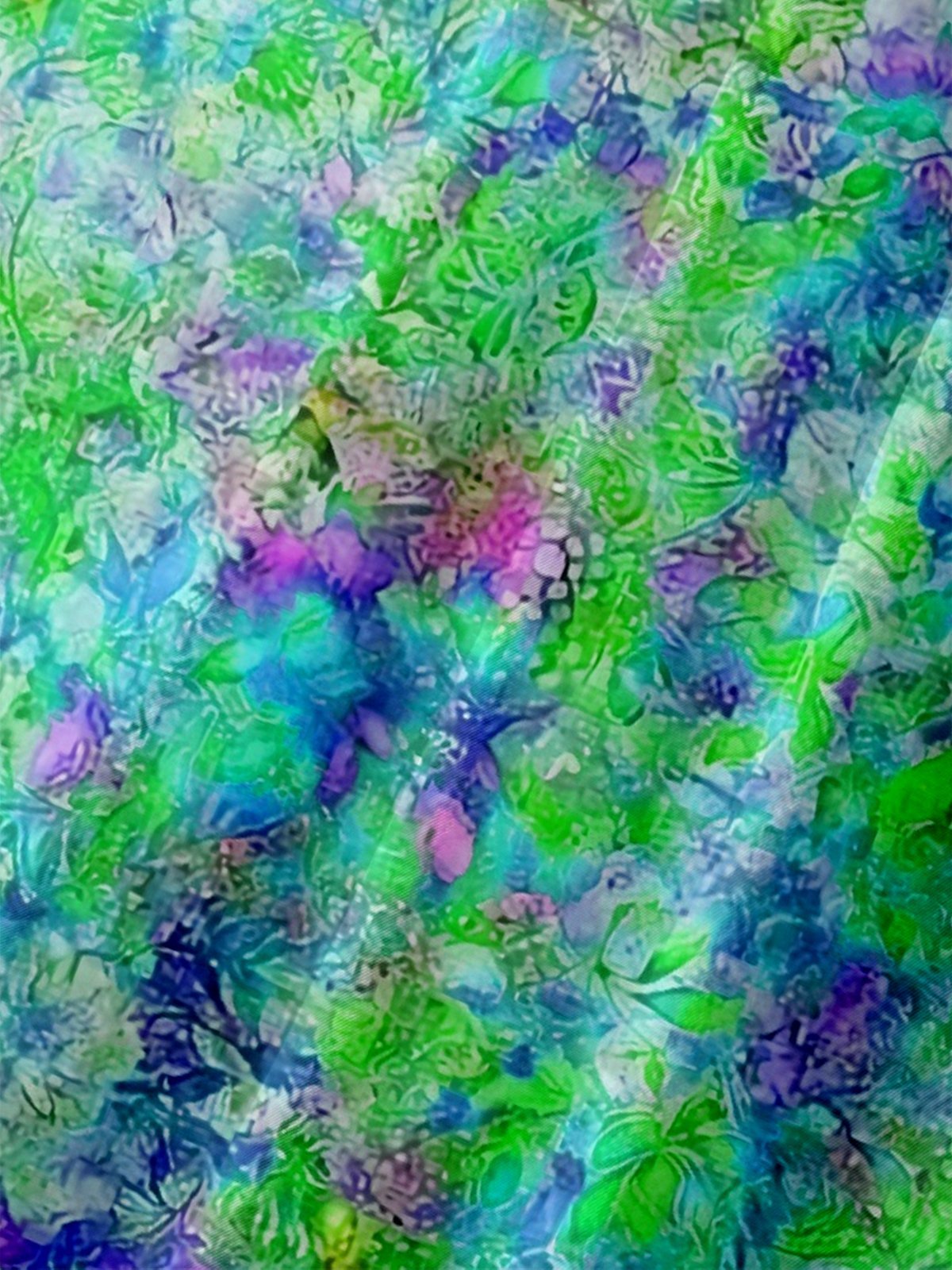 Moisture-wicking Art Floral Chest Pocket Hawaiian Shirt