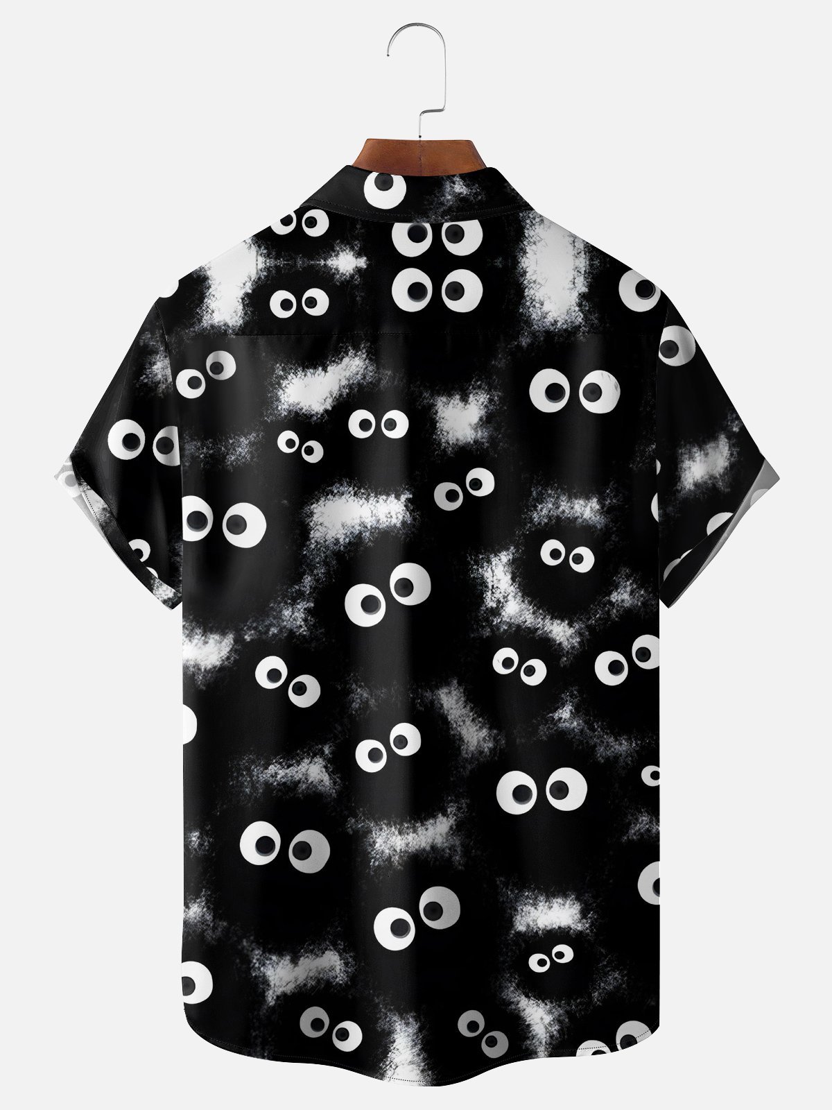 Moisture-wicking Breathable Cartoon Chest Pocket Hawaiian Shirt