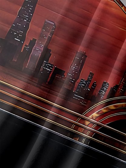 Moisture-wicking West Cowboy Chest Pocket Hawaiian Shirt