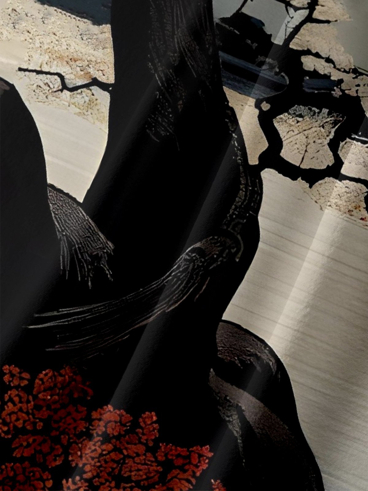 Moisture-wicking Ukiyoe Chest Pocket Hawaiian Shirt