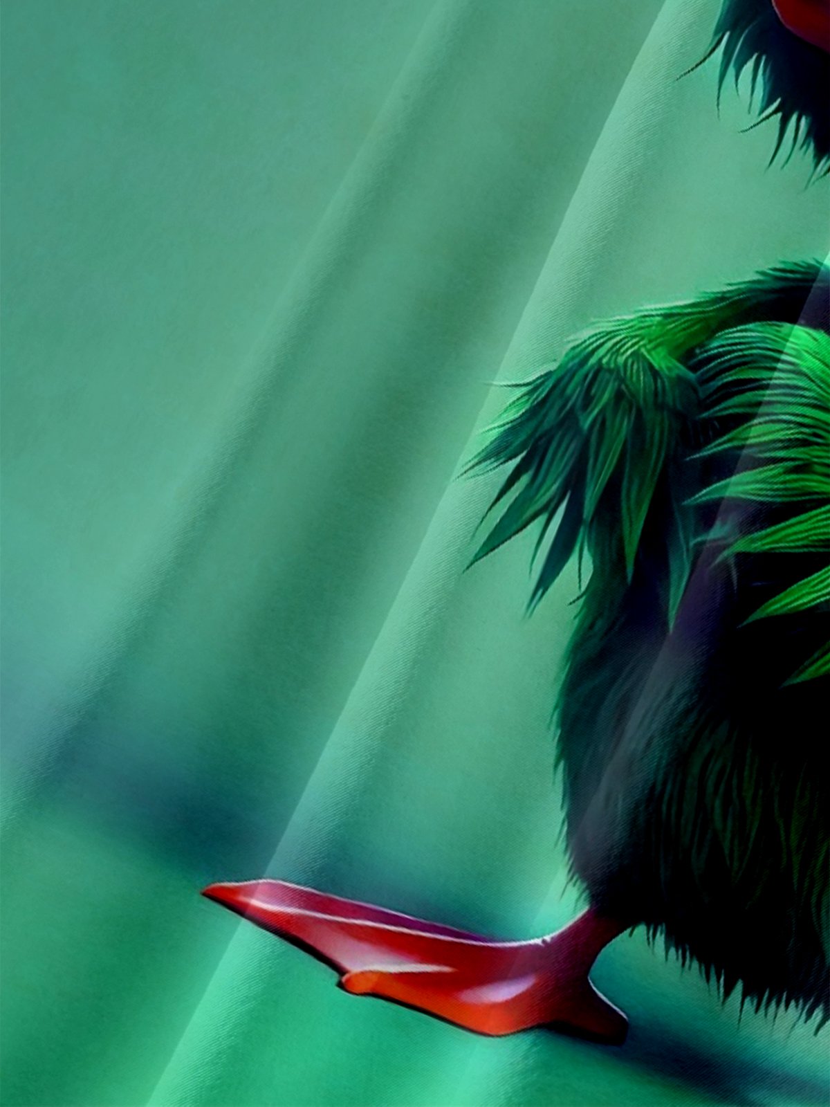 Moisture-wicking Angry Duck Chest Pocket Hawaiian Shirt